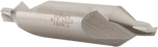 DORMER - #7 60° Incl Angle Cobalt Combo Drill & Countersink - Americas Tooling