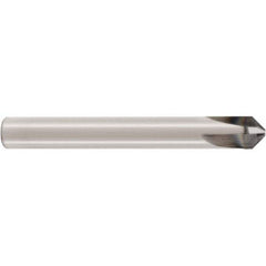 Seco - 10mm Diam 4 Flute Single End Solid Carbide Chamfer Mill - Americas Tooling