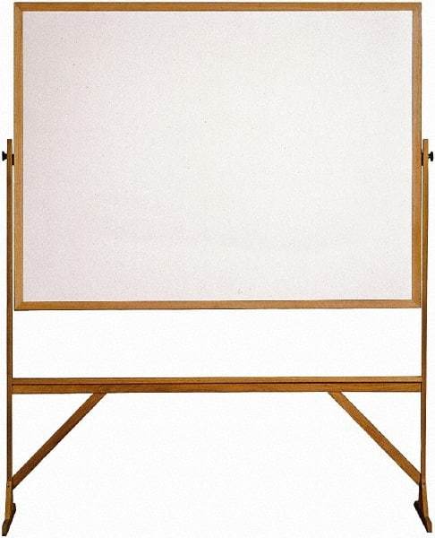 Ghent - 72" High x 53" Wide Reversible Dry Erase Board - Acrylate, 23-1/2" Deep - Americas Tooling