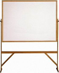 Ghent - 72" High x 53" Wide Reversible Dry Erase Board - Acrylate, 23-1/2" Deep - Americas Tooling