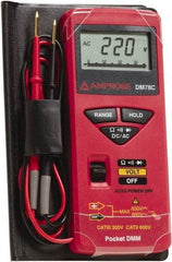 Amprobe - 3156830, CAT II, CAT 0, 600 VAC/VDC, Digital Average Responding Multimeter - 32 mOhm, Measures Voltage, Resistance - Americas Tooling