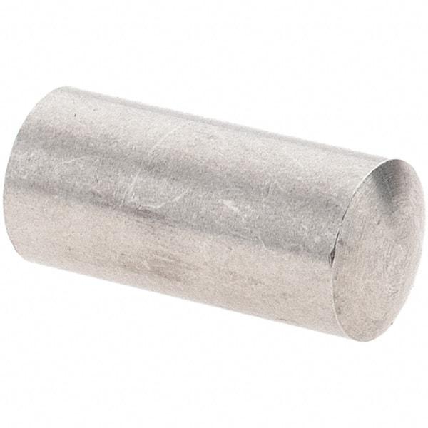 Value Collection - 5mm Diam x 10mm Pin Length 416 Stainless Steel Precision Dowel Pin - C 36-42 Hardness, 1 Beveled & 1 Rounded End - Americas Tooling