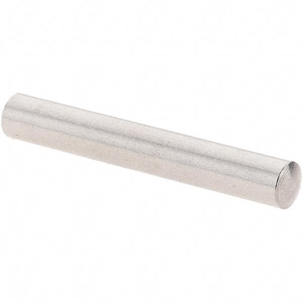 Value Collection - 3mm Diam x 20mm Pin Length 416 Stainless Steel Precision Dowel Pin - C 36-42 Hardness, 1 Beveled & 1 Rounded End - Americas Tooling