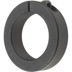 Value Collection - 40mm Bore, Steel, One Piece Clamp Collar - 2-3/8" Outside Diam - Americas Tooling