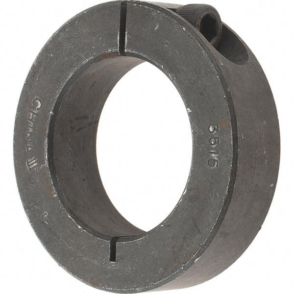 Value Collection - 35mm Bore, Steel, One Piece Clamp Collar - 2-1/4" Outside Diam - Americas Tooling