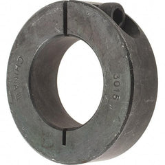 Value Collection - 30mm Bore, Steel, One Piece Clamp Collar - 2-1/8" Outside Diam - Americas Tooling