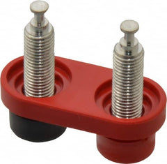 Pomona - Red Electrical Test Equipment Jack - Use with 0.070-0.375" Panels - Americas Tooling