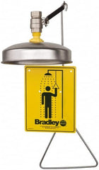 Bradley - Plumbed Drench Showers Mount: Vertical Shower Head Material: Plastic with Stainless Steel - Americas Tooling