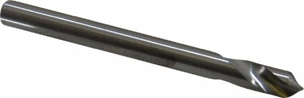 Value Collection - 1/4" Body Diam, 90°, 3" OAL, Solid Carbide Spotting Drill - Americas Tooling