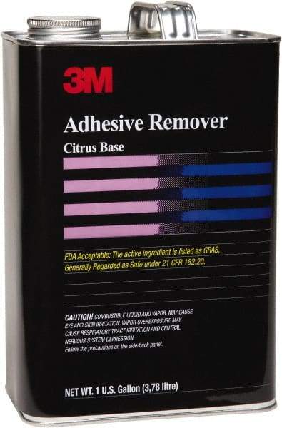 3M - 1 Gal Pail Adhesive Remover - Removes Grease, Oil, Ink, Dirt - Americas Tooling