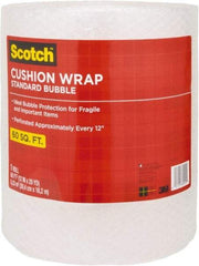 3M - 60' Long x 12" Wide, Cushion Wrap - Clear - Americas Tooling