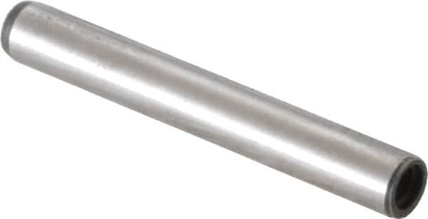 Value Collection - 6mm Diam x 45mm Pin Length Alloy Steel Pull Out Dowel Pin - C 57-63 Hardness, 1 Rounded & 1 Threaded End - Americas Tooling