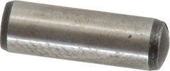 Value Collection - 8mm Diam x 25mm Pin Length Alloy Steel Pull Out Dowel Pin - C 57-63 Hardness, 1 Rounded & 1 Threaded End - Americas Tooling