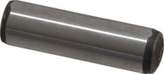 Value Collection - 10mm Diam x 35mm Pin Length Alloy Steel Pull Out Dowel Pin - C 57-63 Hardness, 1 Rounded & 1 Threaded End - Americas Tooling