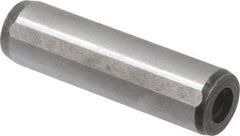 Value Collection - 12mm Diam x 45mm Pin Length Alloy Steel Pull Out Dowel Pin - C 57-63 Hardness, 1 Rounded & 1 Threaded End - Americas Tooling