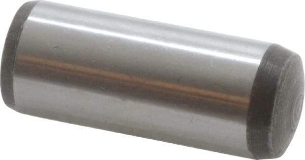 Value Collection - 20mm Diam x 50mm Pin Length Alloy Steel Pull Out Dowel Pin - C 57-63 Hardness, 1 Rounded & 1 Threaded End - Americas Tooling