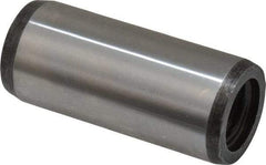 Value Collection - 25mm Diam x 60mm Pin Length Alloy Steel Pull Out Dowel Pin - C 57-63 Hardness, 1 Rounded & 1 Threaded End - Americas Tooling