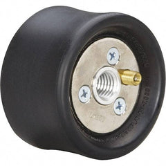 Dynabrade - 5" Wheel OD, 3-1/2" Wheel Width, 3,500 RPM, Composite, Pneumatic Wheel with Hub - 15-1/2" Long x 3-1/2" Wide, 5/8" Wheel Arbor Hole - Americas Tooling