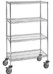 Quantum Storage - 48" Wide, 1" High, Open Shelving Wire Shelving Shelf - Americas Tooling