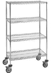 Quantum Storage - 60" Wide, 1" High, Open Shelving Wire Shelving Shelf - Americas Tooling