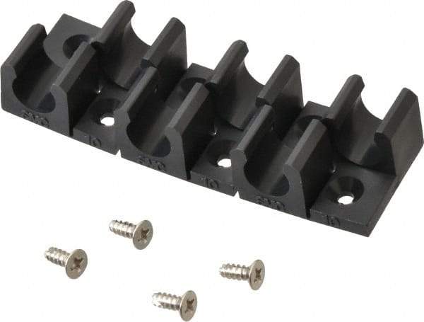 SMC PNEUMATICS - Multitube Holder - Black, 6 Slots - Americas Tooling