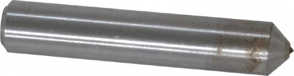 Made in USA - 1/4" Max Convex Radius Single Point Diamond Dresser - 2" Long x 3/8" Shank Diam - Americas Tooling