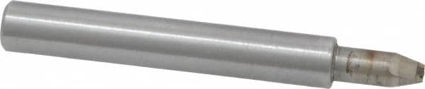 Made in USA - 0.015 Max Concave Radius Single Point Diamond Dresser - 2" Long x 3/8" Shank Diam - Americas Tooling