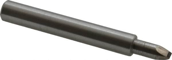 Made in USA - 0.02 Max Concave Radius Single Point Diamond Dresser - 2" Long x 3/8" Shank Diam - Americas Tooling