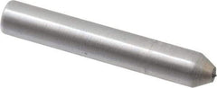 Made in USA - 1-1/2" Long x 1/4" Shank Diam Thread Single Point Diamond Dresser - 60° Included Angle - Americas Tooling