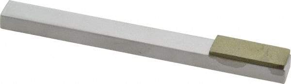 Made in USA - Very Fine, 1" Length of Cut, Single End Diamond Hone - 150 Grit, 3/8" Wide x 3/8" High x 4" OAL - Americas Tooling