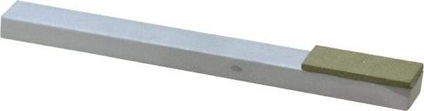 Made in USA - Very Fine, 1" Length of Cut, Single End Diamond Hone - 220 Grit, 3/8" Wide x 3/8" High x 4" OAL - Americas Tooling