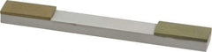 Made in USA - Extra Fine, 1" Length of Cut, Double End Diamond Hone - 180 & 320 Grit, 3/8" Wide x 3/8" High x 4" OAL - Americas Tooling