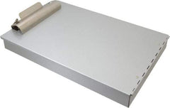 Saunders - 14-1/4 Inch Long x 9-3/4 Inch Wide x 3-1/2 Inch High, Clip Board - Silver - Americas Tooling