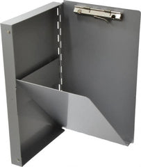 Saunders - 10 Inch Long x 6 Inch Wide x 1 Inch High, Clip Board - Silver - Americas Tooling