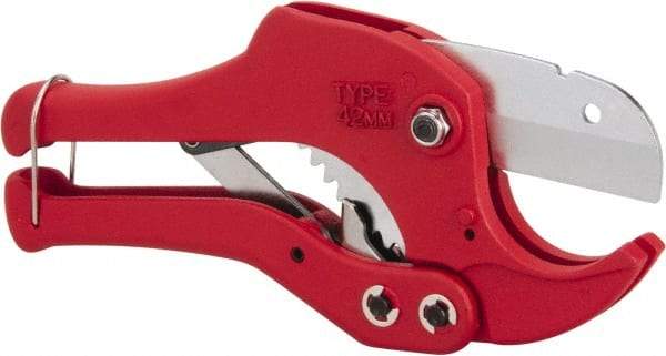 Value Collection - 1/8" to 1-5/8" Pipe Capacity, Pipe Cutter - Cuts Plastic - Americas Tooling