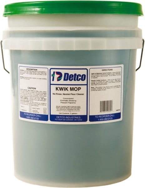 Detco - 5 Gal Pail Cleaner - Use on Resilient Flooring - Americas Tooling