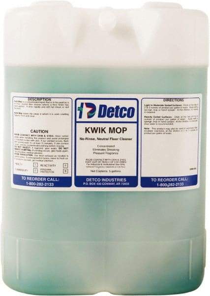 Detco - 5 Gal Container Cleaner - Use on Resilient Flooring - Americas Tooling