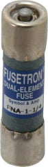 Cooper Bussmann - 250 VAC, 1.25 Amp, Time Delay Pin Indicator Fuse - Fuse Holder Mount, 1-1/2" OAL, 10 at 125 V kA Rating, 13/32" Diam - Americas Tooling