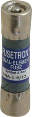 Cooper Bussmann - 250 VAC, 1.6 Amp, Time Delay Pin Indicator Fuse - Fuse Holder Mount, 1-1/2" OAL, 10 at 125 V kA Rating, 13/32" Diam - Americas Tooling