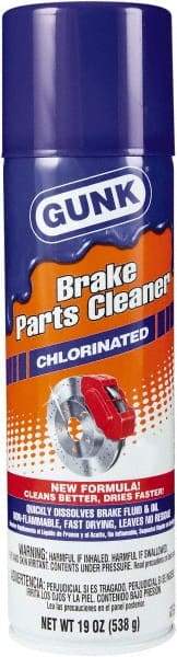 Gunk - Chlorinated Brake Parts Cleaner - 19 oz Aerosol Can - Americas Tooling