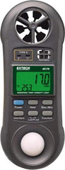 Extech - -148 to 2,372°F, 10 to 95% Humidity Range, Thermo-Hygrometer, Anemometer and Light Meter - 4% Relative Humidity Accuracy - Americas Tooling