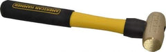 American Hammer - 1-1/2 Lb Head Nonmarring Mallet - 12" OAL, 11" Long Fiberglass Handle - Americas Tooling