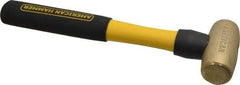 American Hammer - 2 Lb Head Nonmarring Mallet - 12" OAL, 11" Long Fiberglass Handle - Americas Tooling