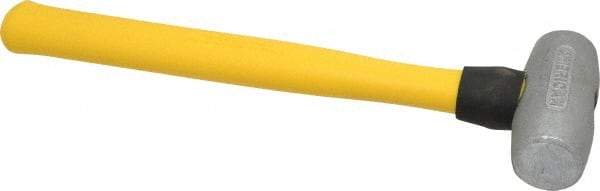 American Hammer - 2 Lb Head Nonsparking Mallet - 14-1/2" OAL, 13" Long Fiberglass Handle - Americas Tooling