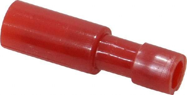 3M - 22 to 18 AWG Bullet Connector - 0.18" Bullet Diam, Red Nylon Insulation - Americas Tooling