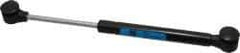 Value Collection - 0.24" Rod Diam, 0.59" Tube Diam, 30 Lb Capacity, Gas Spring - 9.6" Extended Length, 3.15" Stroke Length, Plastic Ball Socket, Black Nitride Piston - Americas Tooling