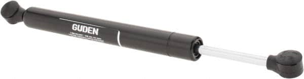 Made in USA - 0.32" Rod Diam, 0.87" Tube Diam, 100 Lb Capacity, Hydraulic Dampers - Extension, 14.49" Extended Length, 5" Stroke Length, Plastic Ball Socket, Chrome-Plated Piston - Americas Tooling