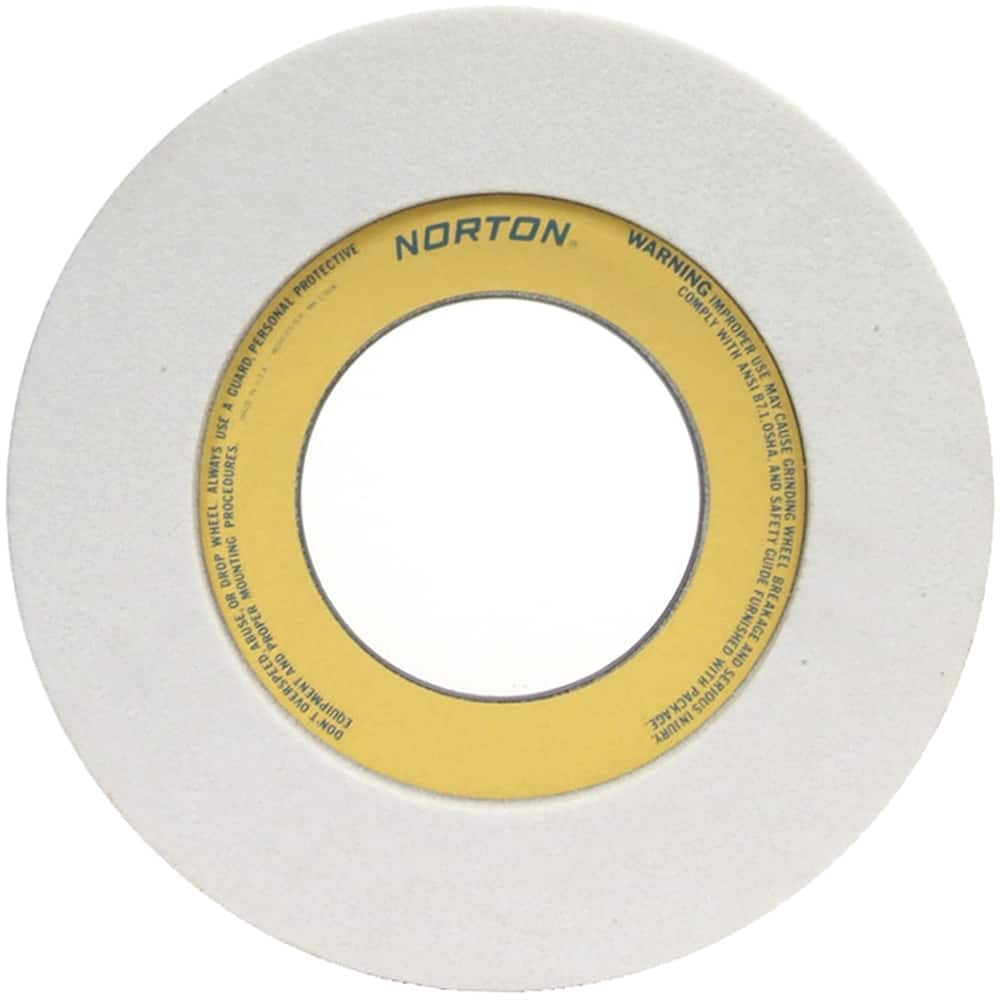 Norton - 14" Diam x 5" Hole x 2" Thick, H Hardness, 60 Grit Surface Grinding Wheel - Americas Tooling