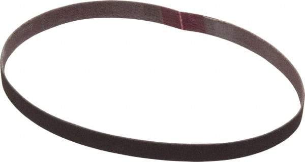 Norton - 3/8" Wide x 13" OAL, 120 Grit, Aluminum Oxide Abrasive Belt - Aluminum Oxide, Fine, Coated, Series R228 - Americas Tooling