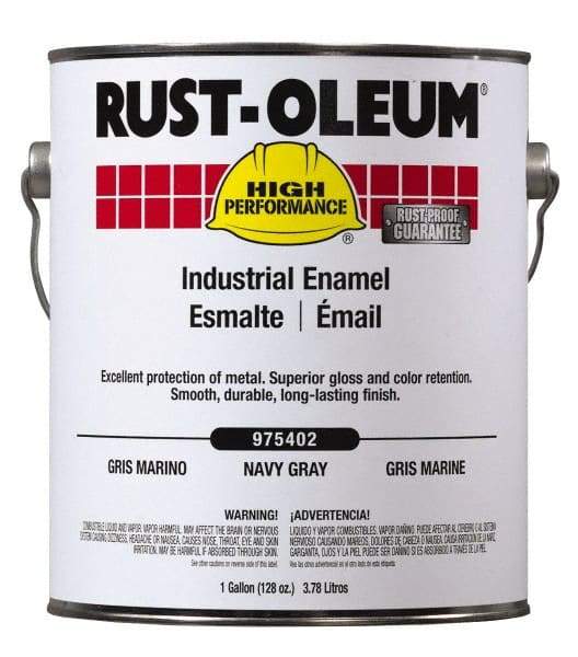 Rust-Oleum - 1 Gal International Orange Gloss Finish Industrial Enamel Paint - 250 to 550 Sq Ft per Gal, Interior/Exterior, <450 gL VOC Compliance - Americas Tooling